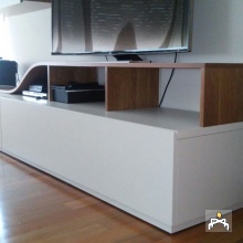 Mueble salón, carpintería Iribasa