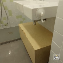 Cajón bajo lavabo
